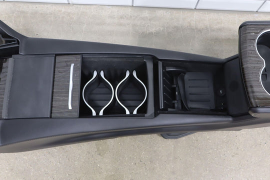 2016-2020 Tesla Model X OEM Center / Floor Console (Black / Tan)