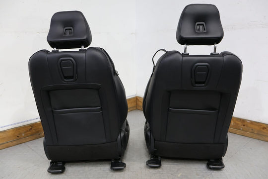 15-17 Ford Mustang GT Coupe OEM Leather Seats Set Front/Rear (Ebony) Blown Bags