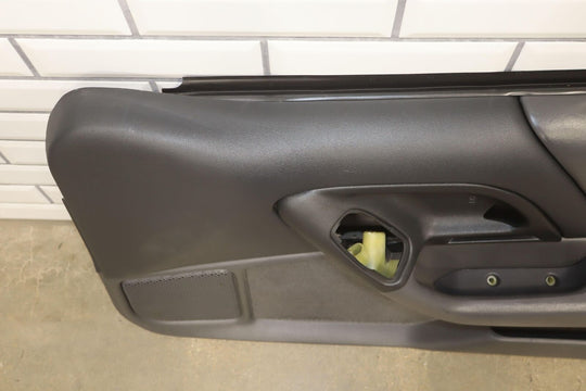 1997 Chevy Camaro Right Passenger Door Trim Panel Dark Gray (142) NO Switch