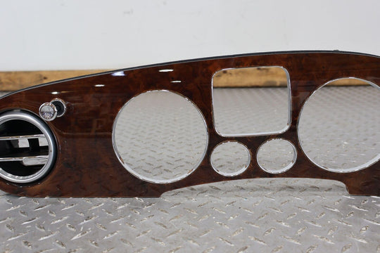 03-10 Bentley Continental GTC GT Speedometer Trim Bezel (Woodgrain) See Notes