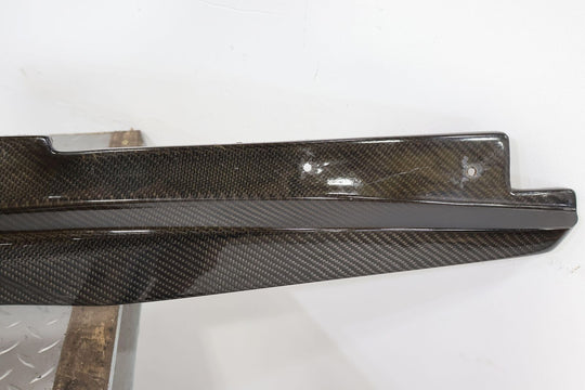 16-19 Cadillac CTS-V Sedan Left Carbon Fiber Factory Rocker Moulding Extension