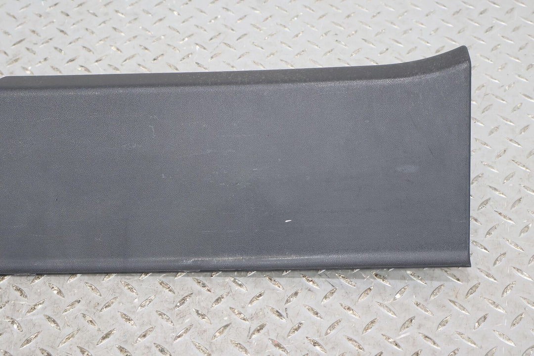 12-15 Tesla Model S Trunk Interior Loading Sill Plate (Black BLK) Solid Mount