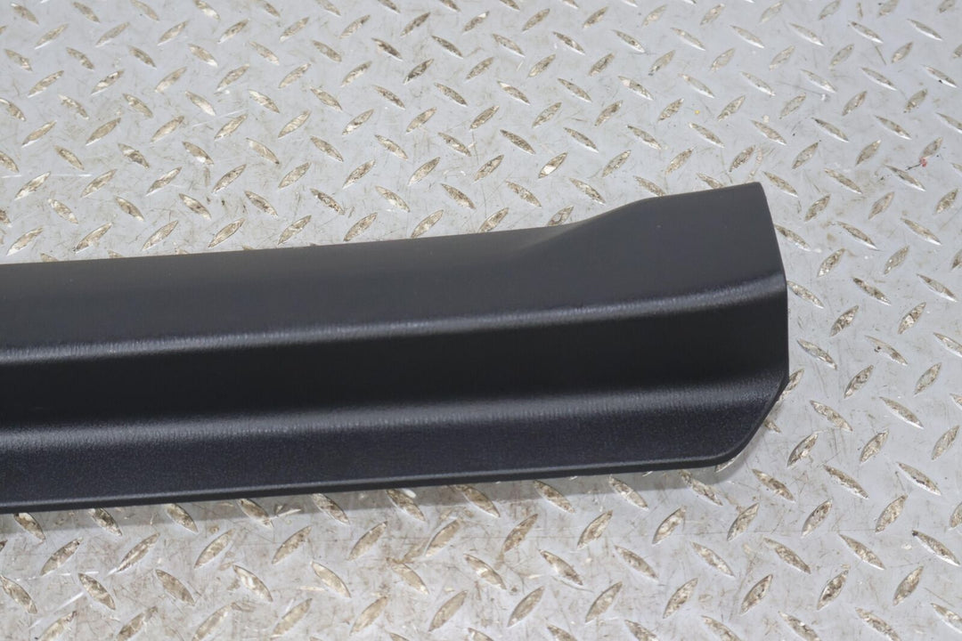 17-19 Fiat 124 Spider Pair LH&RH Interior Door Sill Entry Plates (Nero XR)