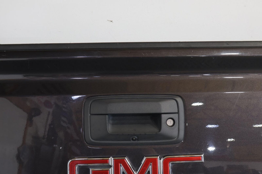 14-19 GMC Sierra 1500 OEM Rear Tail Gate (Iridium Metallic GXG) Heavy Damages