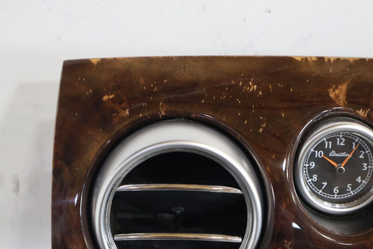 03-10 Bentley Continental GTC Interior Radio Trim Bezel (Woodgrain) See Notes