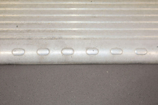 1991-1994 Toyota Land Cruiser Upper Center Rear Metal Bumper Step (Weathered)