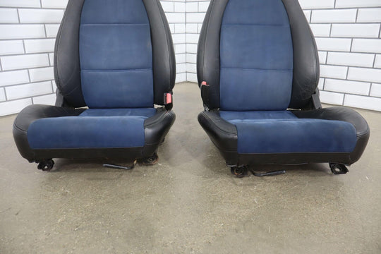 99-00 MAzda Miata NB Pair LH&RH Blue Seats W/Blue Cabin Carpet & Shifter Boot