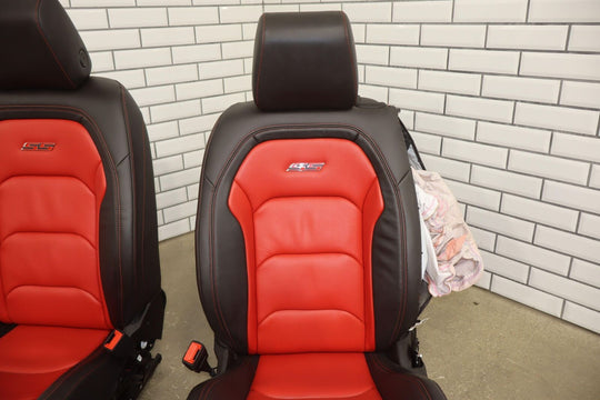 16-23 Chevy Camaro SS Convertible Leather Seat Set (Red H16) *Low Mileage*