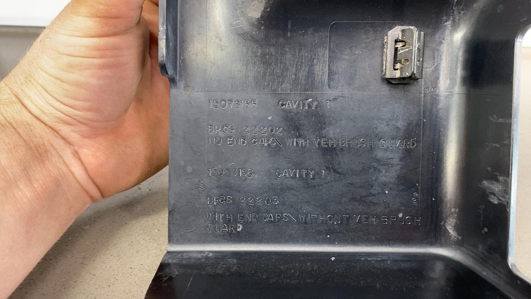 2003-2007 Hummer H2 OEM Lower Radiator Grille (Textured Black) – J