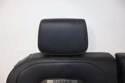 22-24 Rivian RS1 3rd Row Back Leather Seats (Black Mountain Suede) See Photos