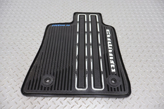 16-20 Chevy Camaro Coupe All Weather Floors Mats Set of 4 (Black/White Accents)