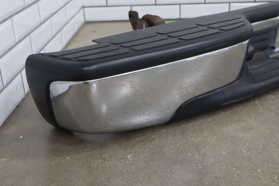 99-07 GMC Sierra 1500HD/2500HD Chrome Rear Bumper (Fleetside) OEM