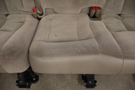 03-06 Chevy Tahoe 2nd Row Cloth Bench Seat (Tan) See Photos/Description