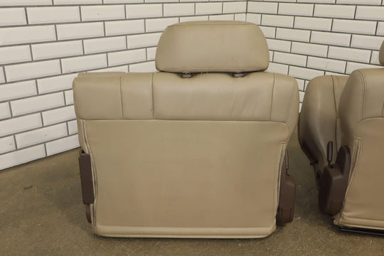 1996-1997 Lexus LX450 Land Cruiser Pair Rear 2nd Row Leather Seats (Beige LC43)