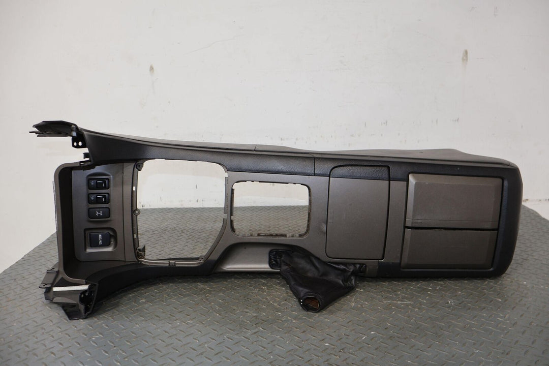 03-06 Lexus GX470 Floor Console Base W/ Upper Trim / Cubby & Cup Holders (Gray)