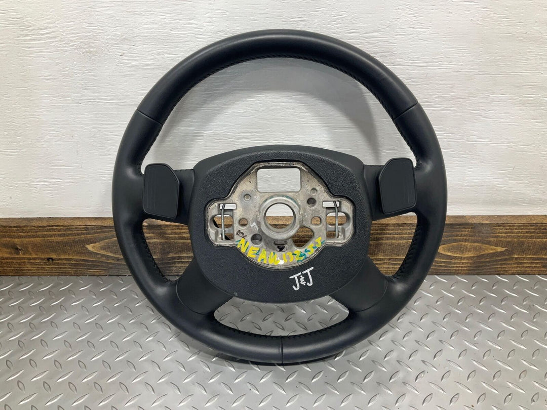 13-14 Audi S8 Leather Steering Wheel (Black FZ) With Lane Change (See Notes)