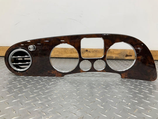 06-12 Bentley Flying Spur Woodgrain Speedometer Cluster Bezel OEM 3W1857053J