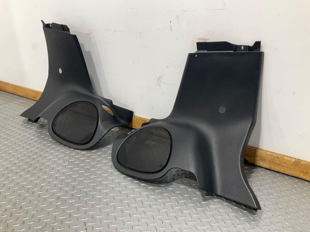 97-04 Chevy C5 Corvette Pair Left & Right Interior Quarter Trim Panels (Black)