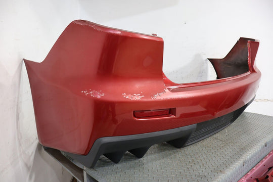 08-15 Mitsubishi Lancer EVO X Rear OEM Bumper (Rally Red P26) USDM See Photos