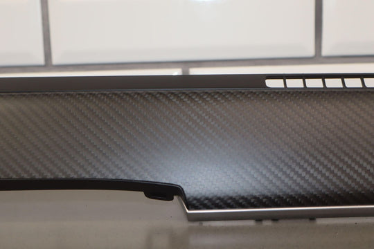 2023 Tesla Model X Plaid Center Dash Carbon Fiber Trim OEM