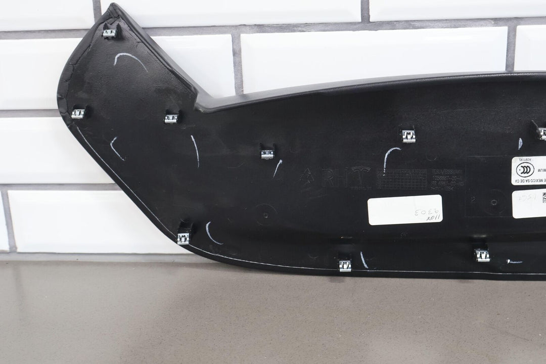 16-20 Tesla Model X Pair LH & RH Center Console Side Trim Panels (Black Leather)