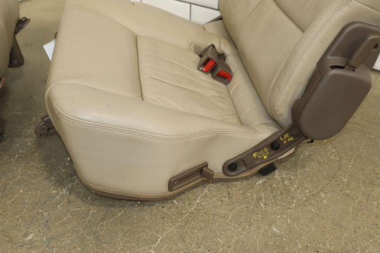 1996-1997 Lexus LX450 Land Cruiser Pair Rear 2nd Row Leather Seats (Beige LC43)