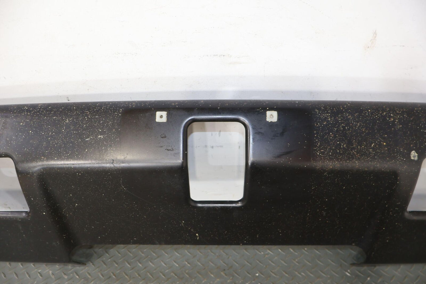 03-09 Hummer H2 Front Metal Bumper BARE (Black) Some Surface Abrasions