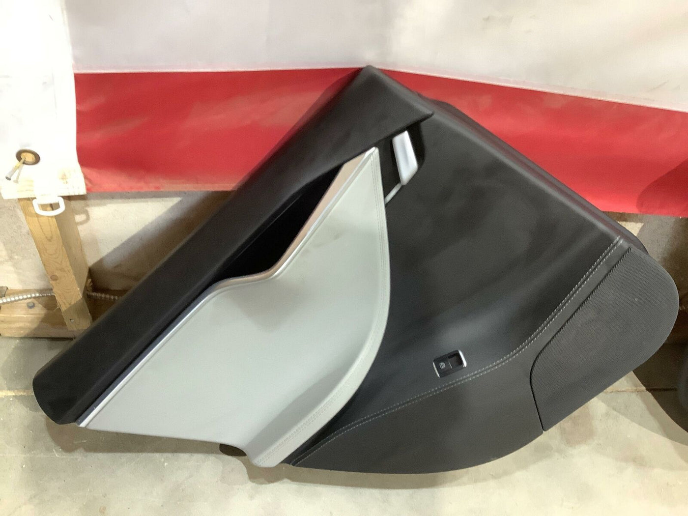 Tesla Model S Complete Door Panel Set (4) Grey/Black OEM