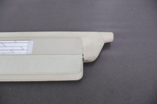 2016-2020 Tesla Model X Left LH Suede Interior Sunvisor (Cream) 1108417-03-B