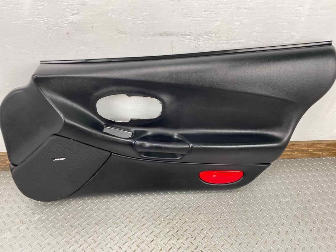 97-04 Chevy C5 Corvette Passenger Right Door Trim Panel (Black 19i) See Notes