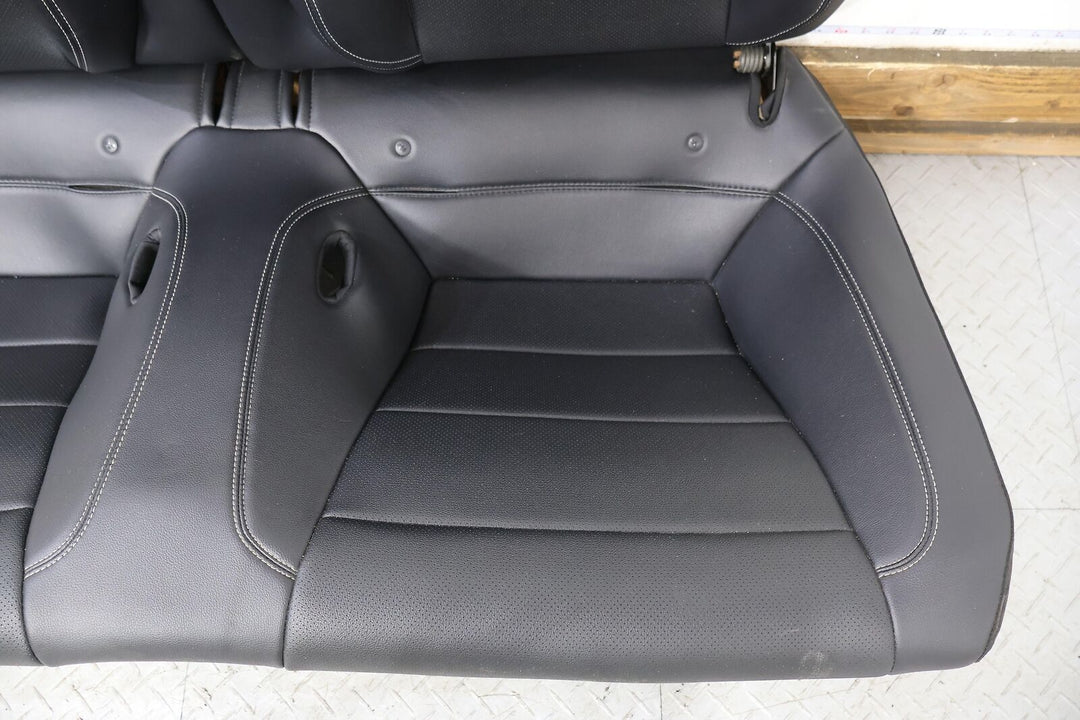 15-17 Ford Mustang GT Coupe OEM Leather Seats Set Front/Rear (Ebony) Blown Bags