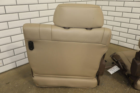 1996-1997 Lexus LX450 Land Cruiser Pair Rear 3rd Row Leather Seats (Beige LC43)