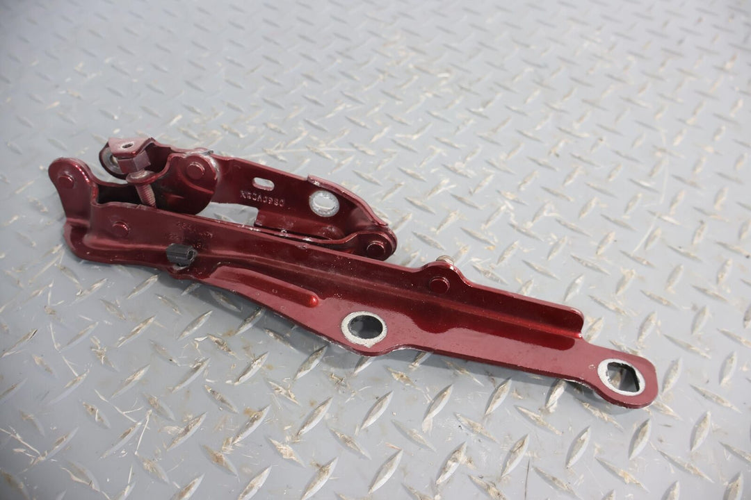 08-23 Dodge Challenger Pair LH & RH Hood Hinges OEM (Octane Red PRV)