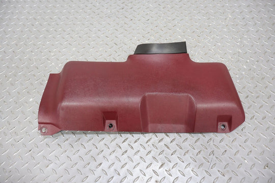 87-93 Ford Mustang Driver Interior Knee Pad Bolster (Red DR) 1 Repaired Tab