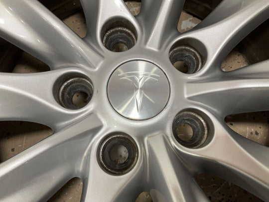 16-20 Tesla Model S OEM 19" 19x8 Rim 10 Spoke Wheel ET40 1059337-00-A (NO Tire)