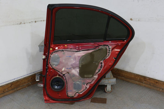 08-15 Mitsubishi Lancer EVO X Rear Right Door W/Glass (Rally Red P26) See Photos