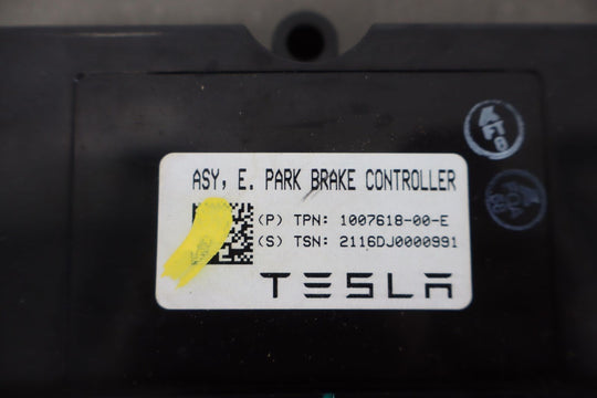 2016 Tesla Model X Electric Park Brake Control Module 1007618-00-E