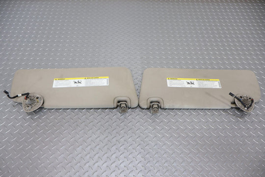 13-18 Ram 1500 4th Gen Pair LH&RH Illuminated Sun Visors (Beige) Tested