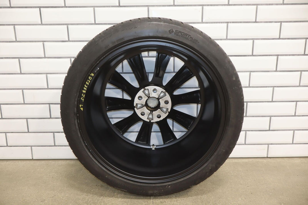 2012-2020 Tesla Model X OEM 20x9.5 Slipstream Wheel / Tire Set Powder Coated