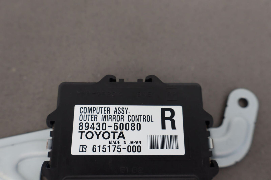 10-13 Lexus GX460 Right RH Door Mirror Control Module (89430-60080) OEM