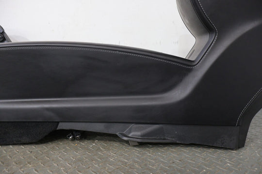 2016 Tesla Model S OEM Floor Center Console W/ Armrests (Black/Woodgrain)