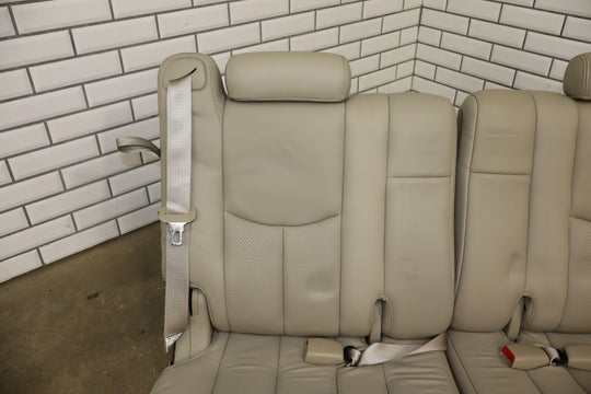 03-06 Cadillac Escalade Leather 3rd Row Bench Seat (Shale 152) Short WB