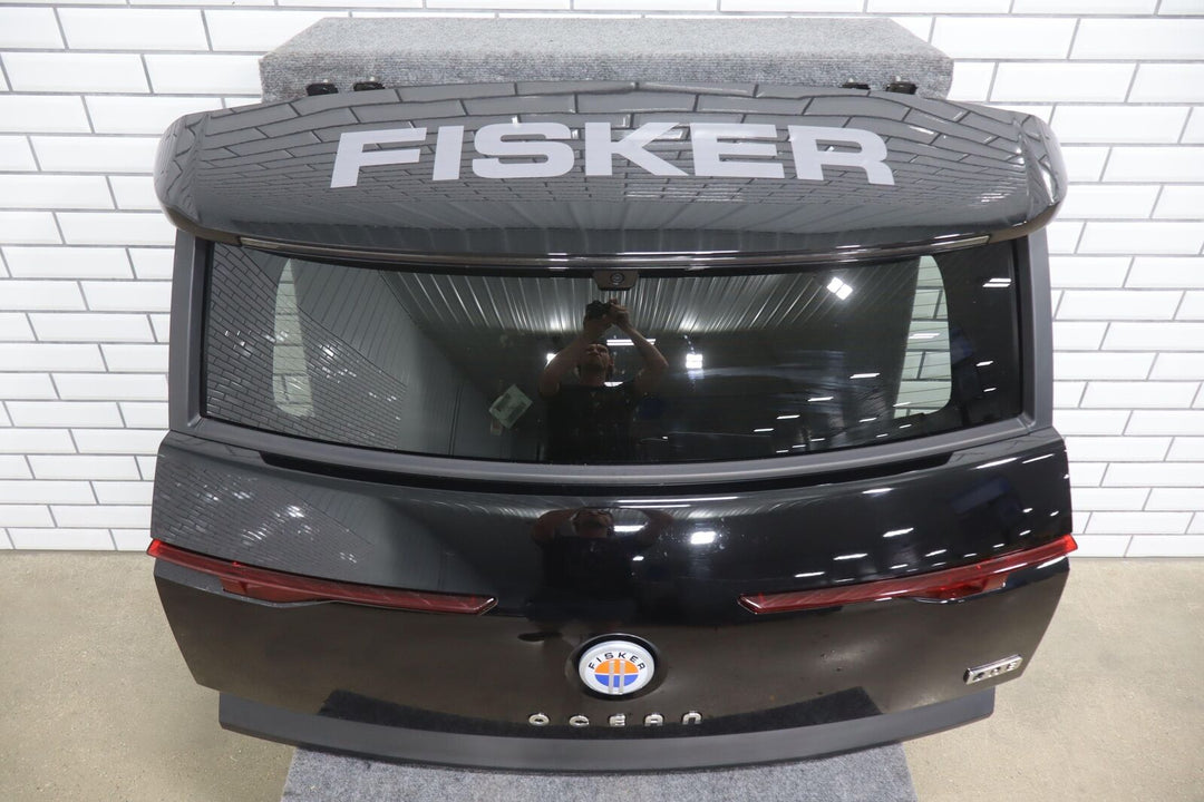 23 Fisker Ocean Loaded Decklid / Hatch with Spoiler Lights Camera (Black CBK)