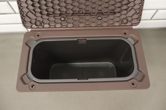 2013-2018 Ram Rear In Floor Storage Cubby Kit with Hardware (Canyon Brown)