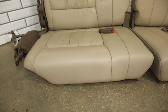 1996-1997 Lexus LX450 Land Cruiser Pair Rear 3rd Row Leather Seats (Beige LC43)