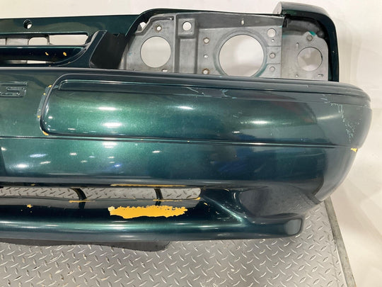 87-93 Foxbody Mustang LX Front Bumper Cover W/Header (Green) Heavy Paint Damage