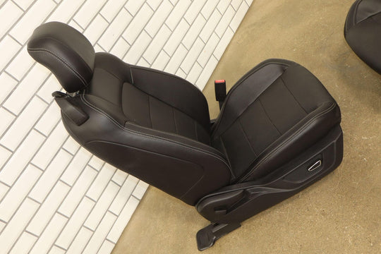 15-17 Ford Mustang Convertible Heated/Ventilated Leather Seat Set (Front/Rear)