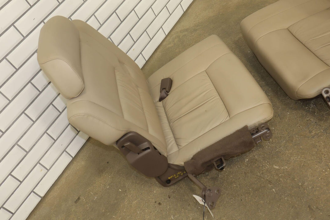 1996-1997 Lexus LX450 Land Cruiser Pair Rear 3rd Row Leather Seats (Beige LC43)