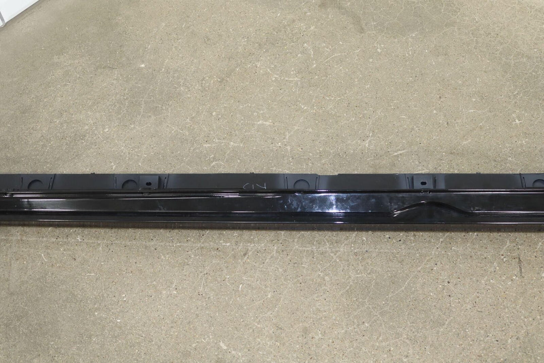 2021-2024 Tesla Model S Driver Left Rocker Molding / Side Skirt (Black SOLB)