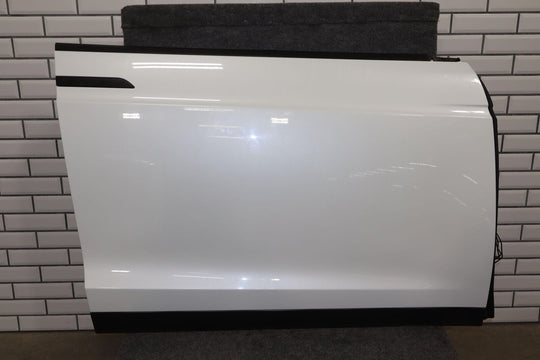 16-20 Tesla Model X Front Right RH Door Shell (Pearl White PPSW) See Photos